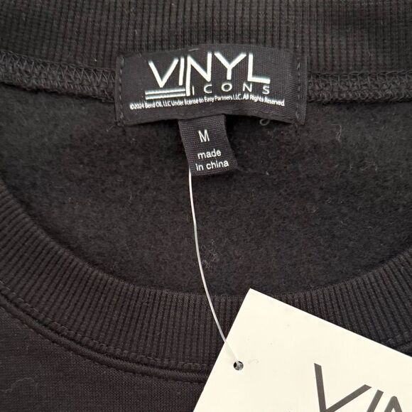 Vinyl Icons Blondie Heart of Glass Black Sweatshirt Women’s Size Medium - Picture 4 of 6